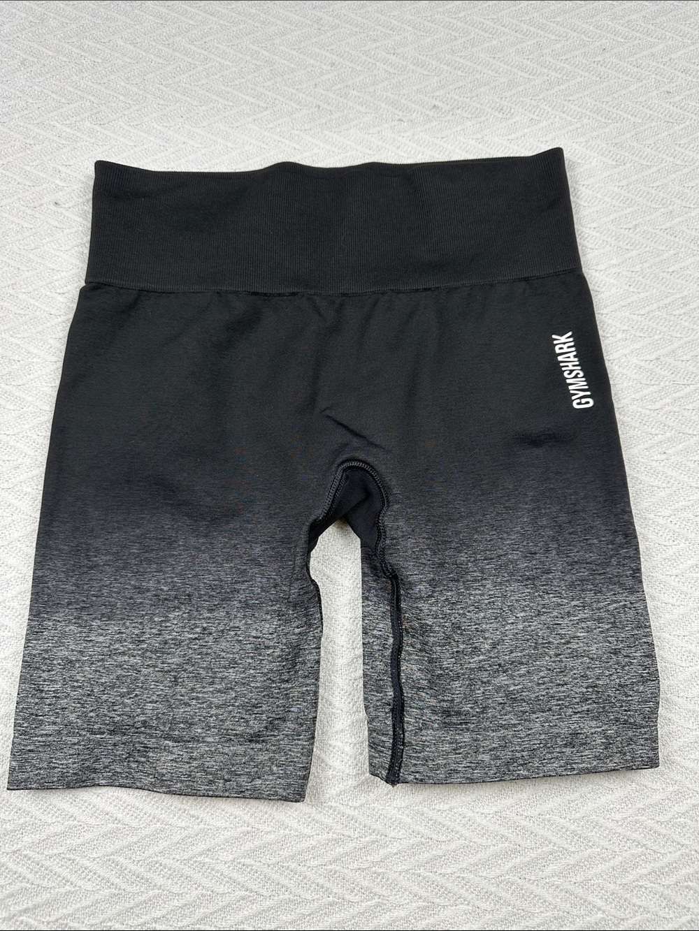 Gymshark Black to Gray Ombre Bike Shorts